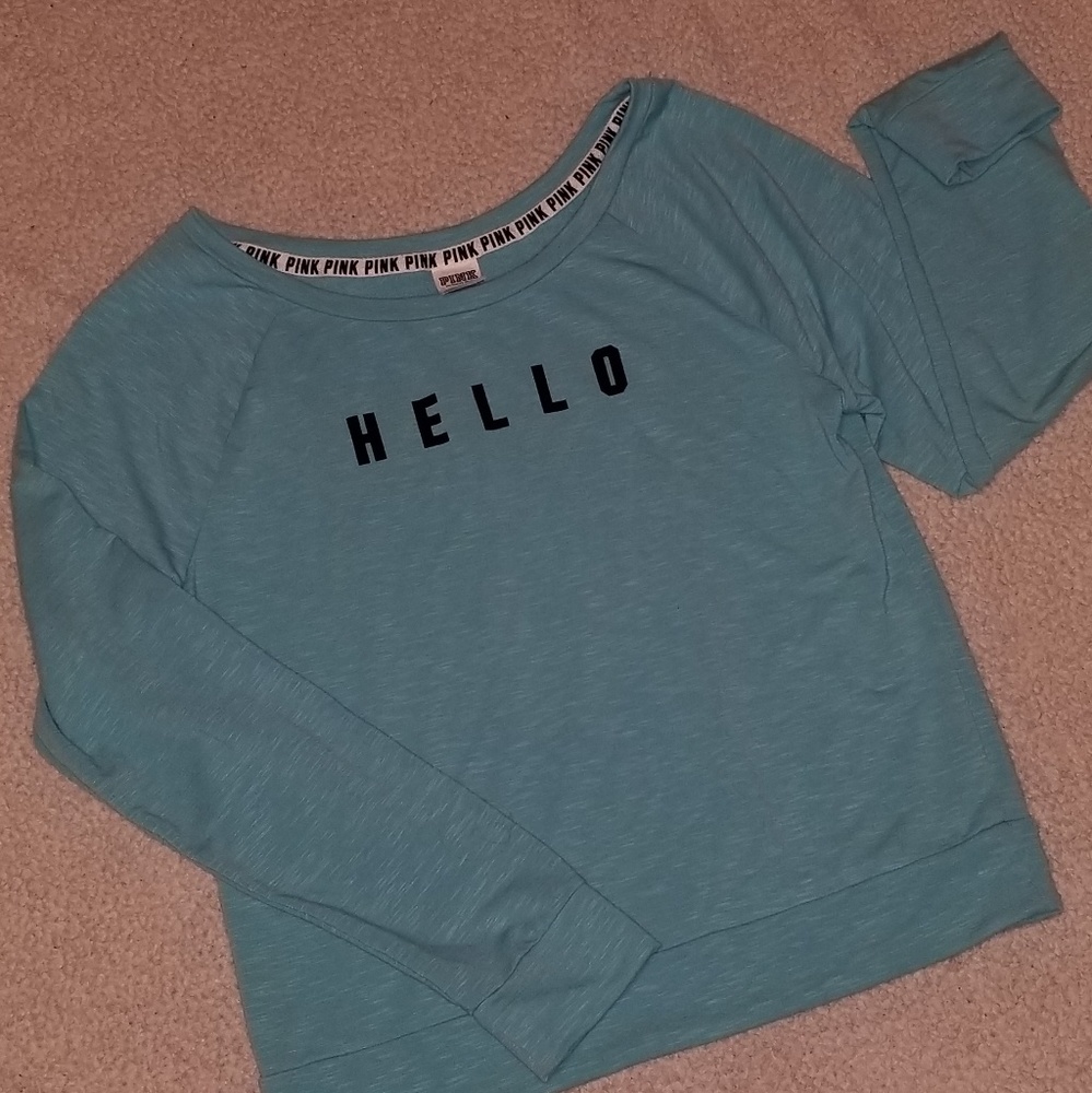 VS Pink Hello Goodbye Shirt